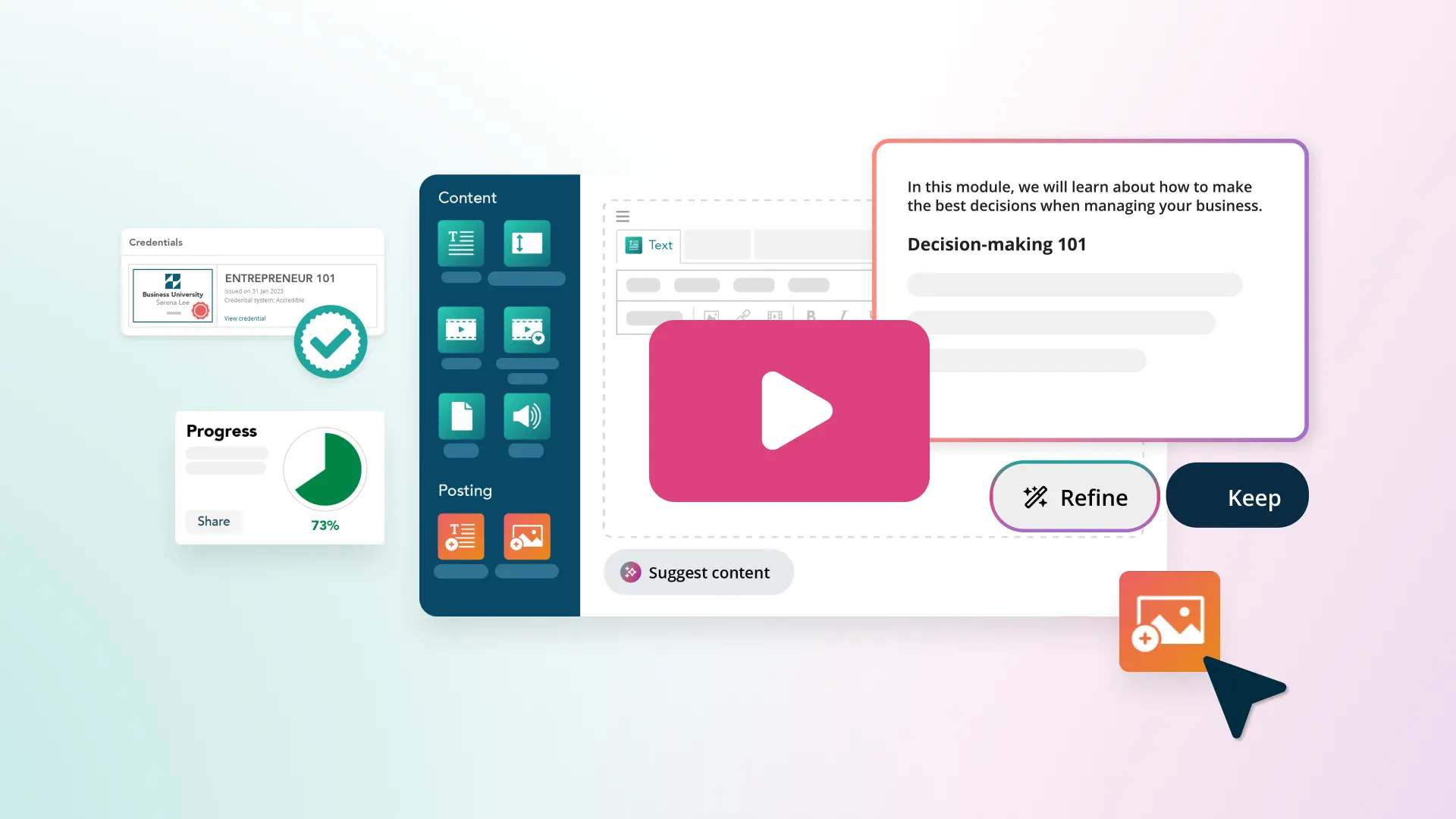 Create, market and sell world-class education